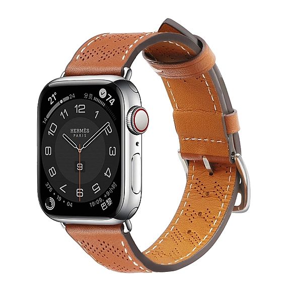 Strap Leather skórzany pasek Apple Watch Ultra, SE, 9, 8, 7, 6, 5, 4,