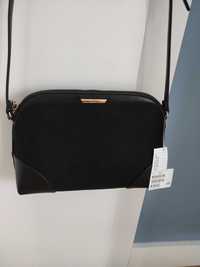 H&M nowa torebka listonoszka elegancka czarna