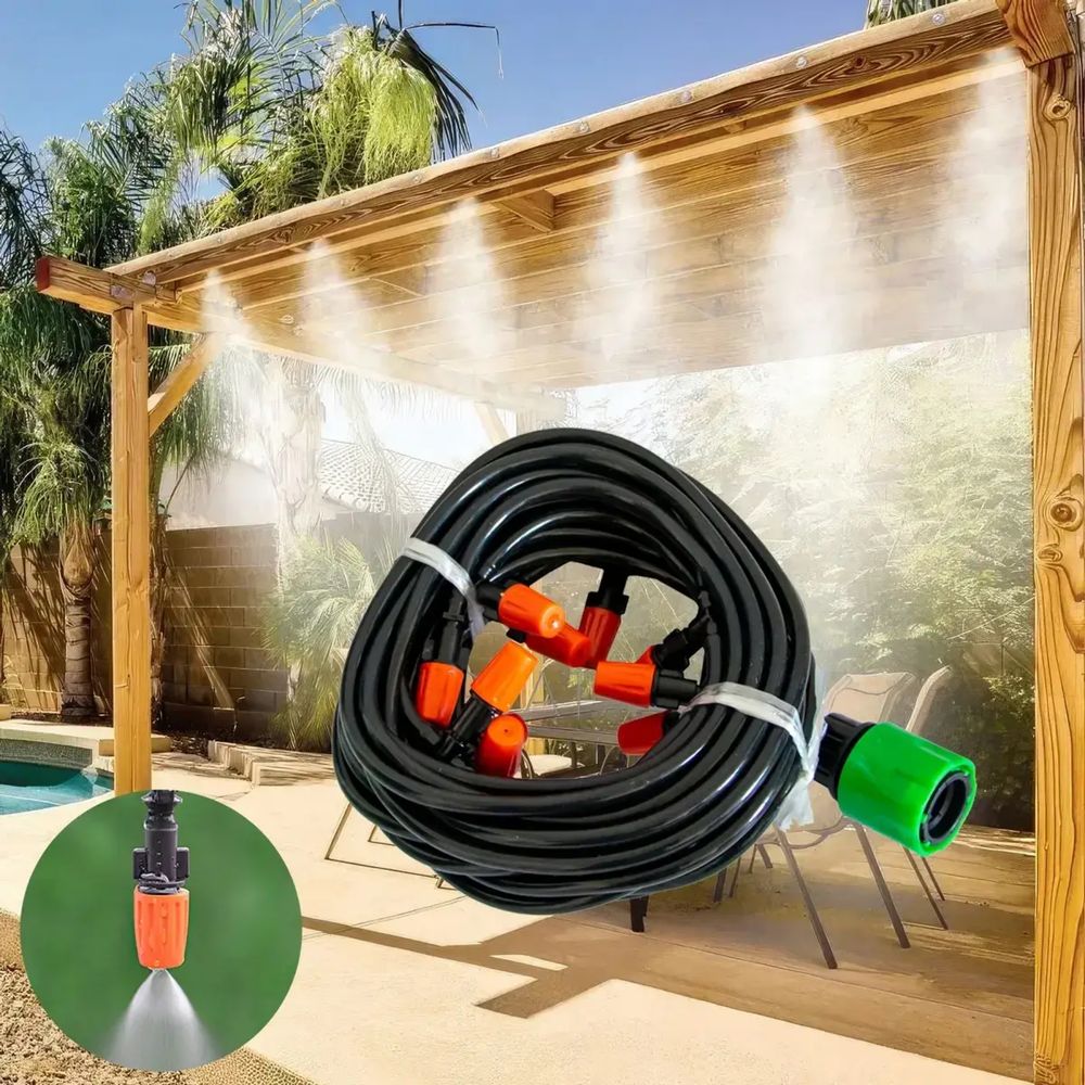 Туманообразователь Patio Mistcooling Kit 10M система поливу туман