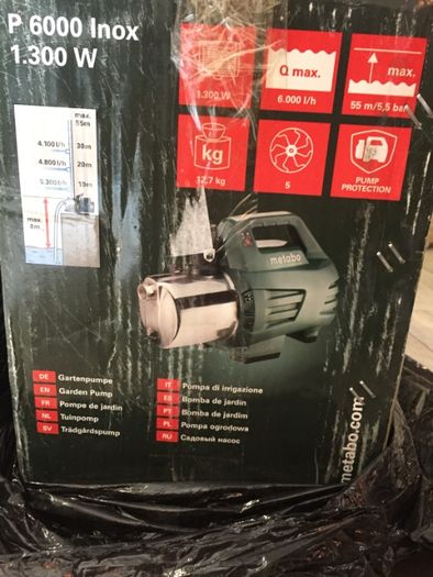 Metabo P 6000 Inox pompa OGRODOWA