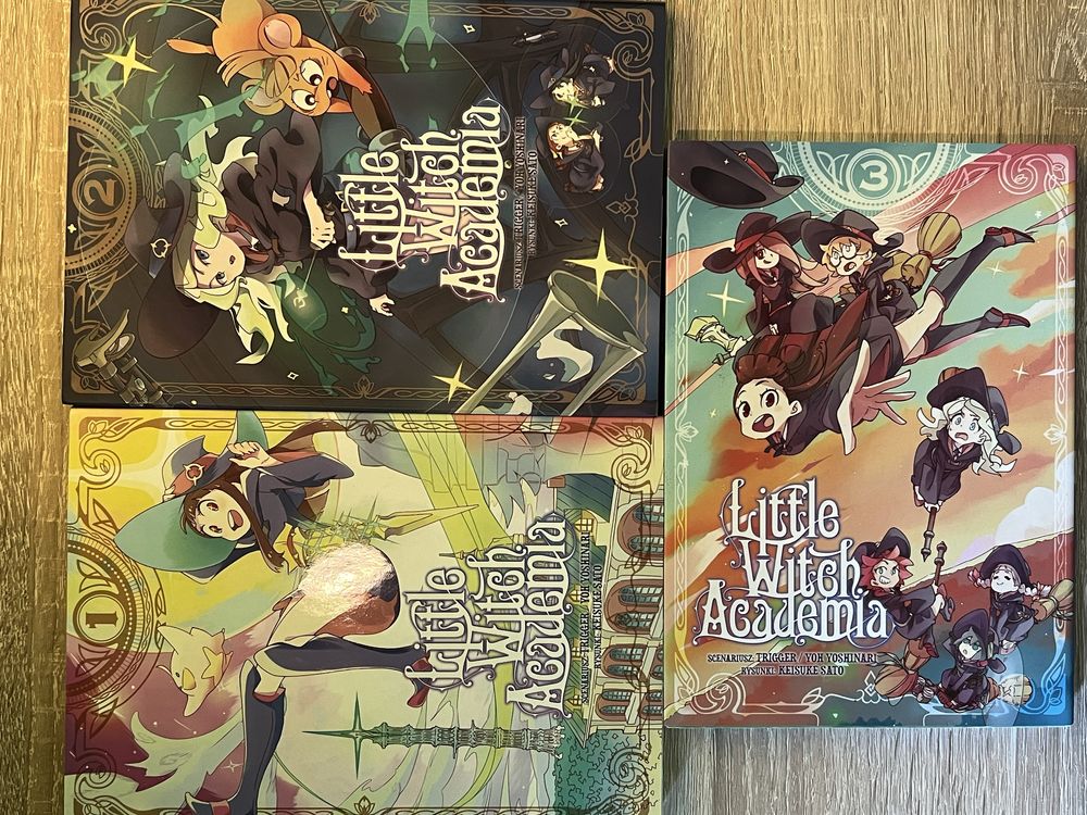 Little Witch Academia manga komplet tomy 1 2 3