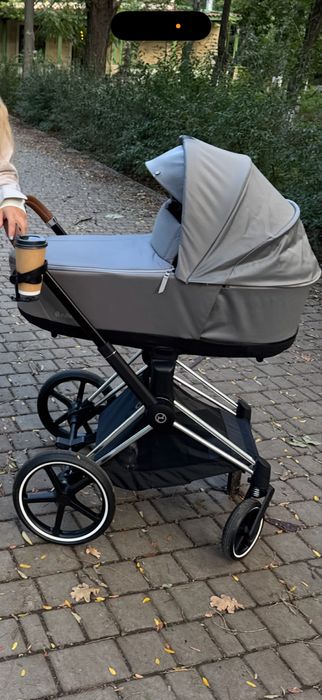 Cybex Priam 4.0 коляска 2 в 1 Mirage Grey шасі хром