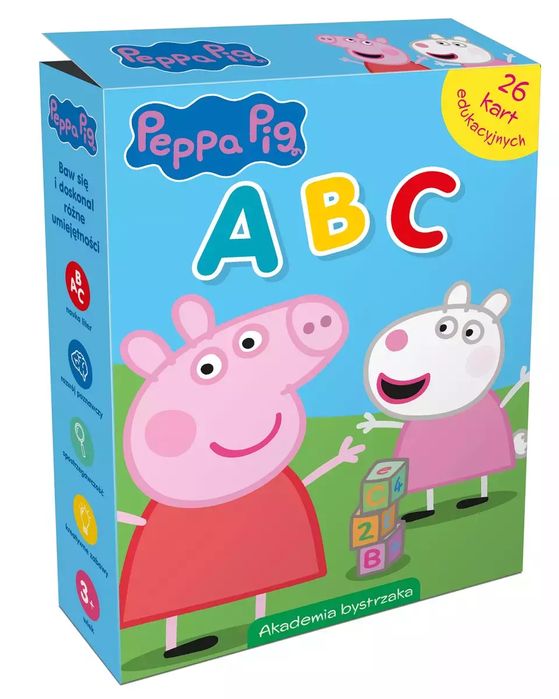 Świnka Peppa. ABC. Karty edukacyjne w pudełku. Olesiejuk Sp. z o.o.