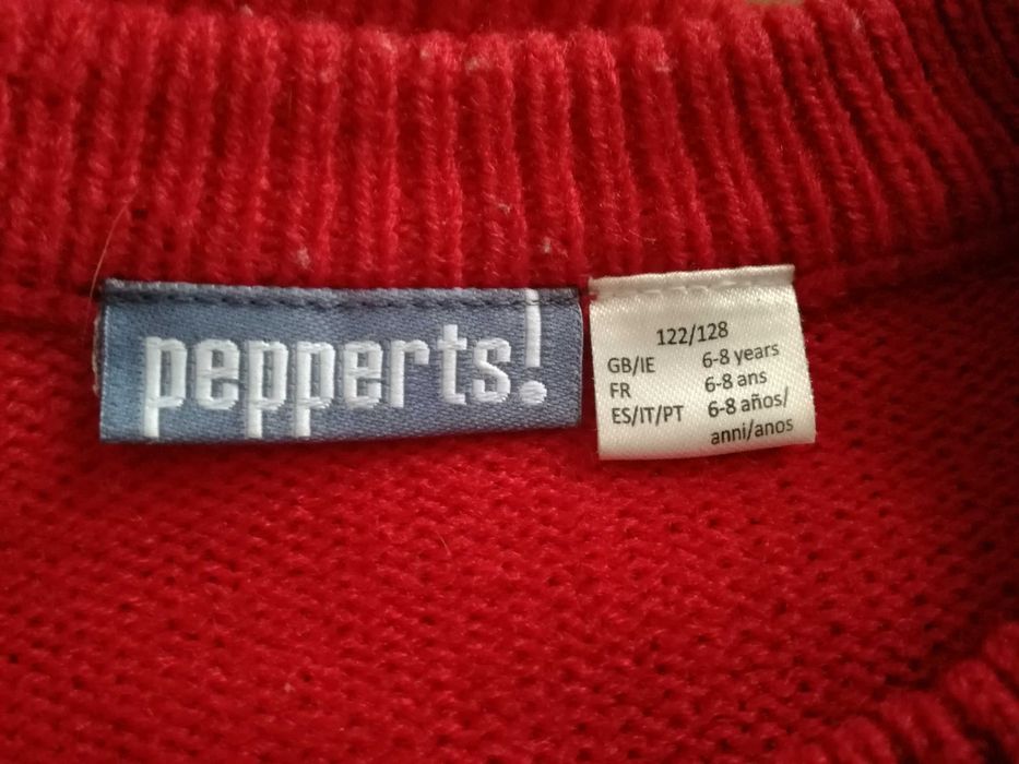 Camisola de lã com luzes e música feliz Natal Pepperts !