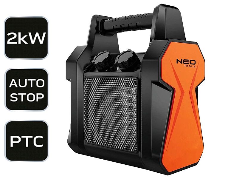 Nagrzewnica Elekt. Ceramiczna Grzejnik Farelka 2Kw