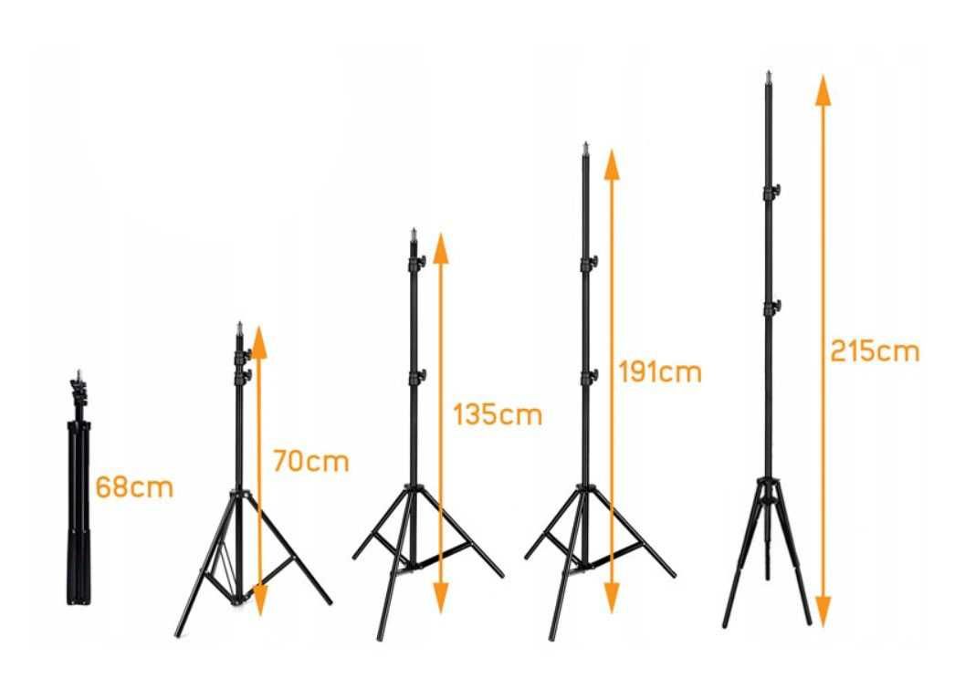 POZIOMICA LASEROWA Hilda 3D 12 Lini + statyw 215 cm + Lampa LED Gratis