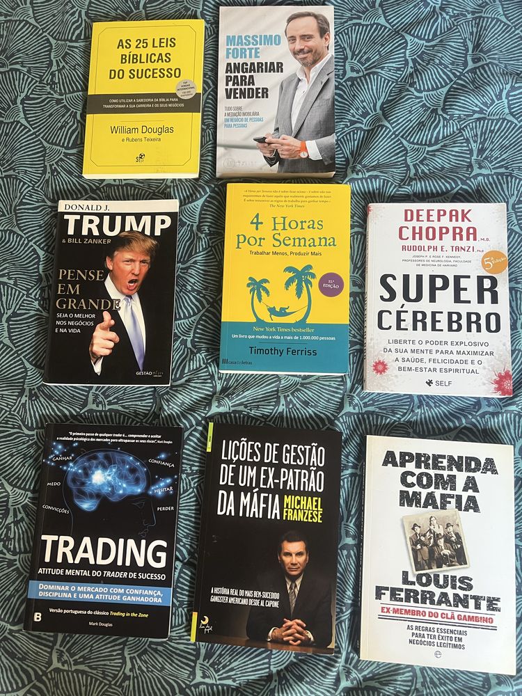 Pack 8 livros, varios autores, diversos temas