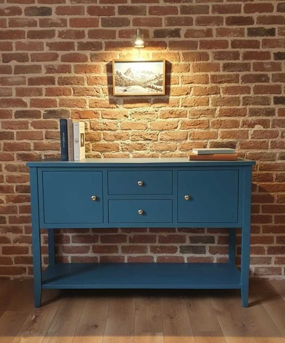 Komoda / pomocnik w kolorze ciemnego turkusu