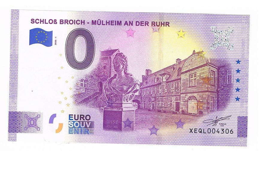 0 Euro - Schlob Broich - Mulheim an der Ruhr 2020-1 Edition Anniversar