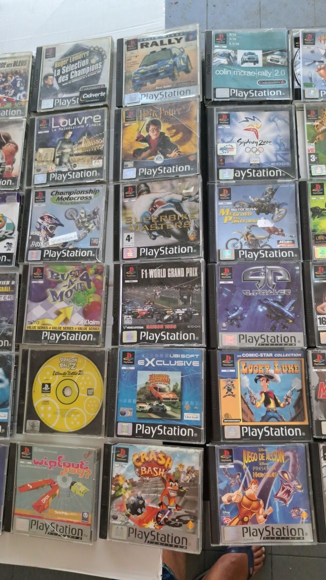 Jogos Ps1 Ps2 e Consola PlayStation 1 Completa PlayStation 3 Pro Slim