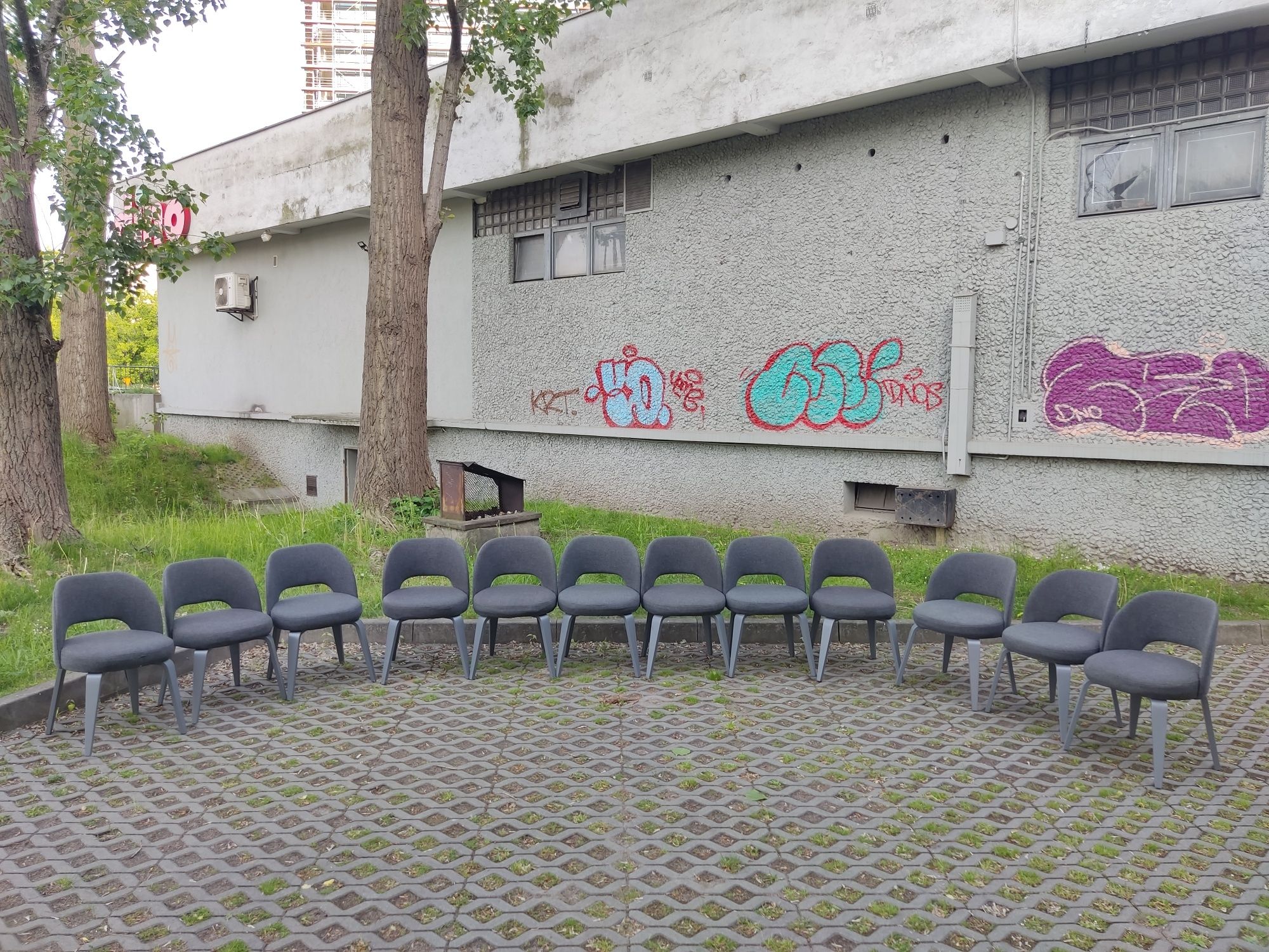 Zestaw krzeseł DOWÓZ GRATIS krzesło krzesła Executive tapicerowane