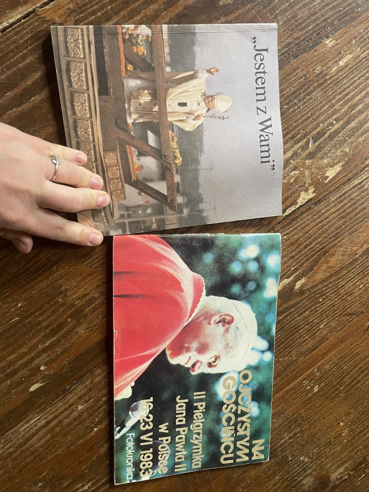 Książka album Jan Paweł II pielgrzymka papież Jestem z Wami