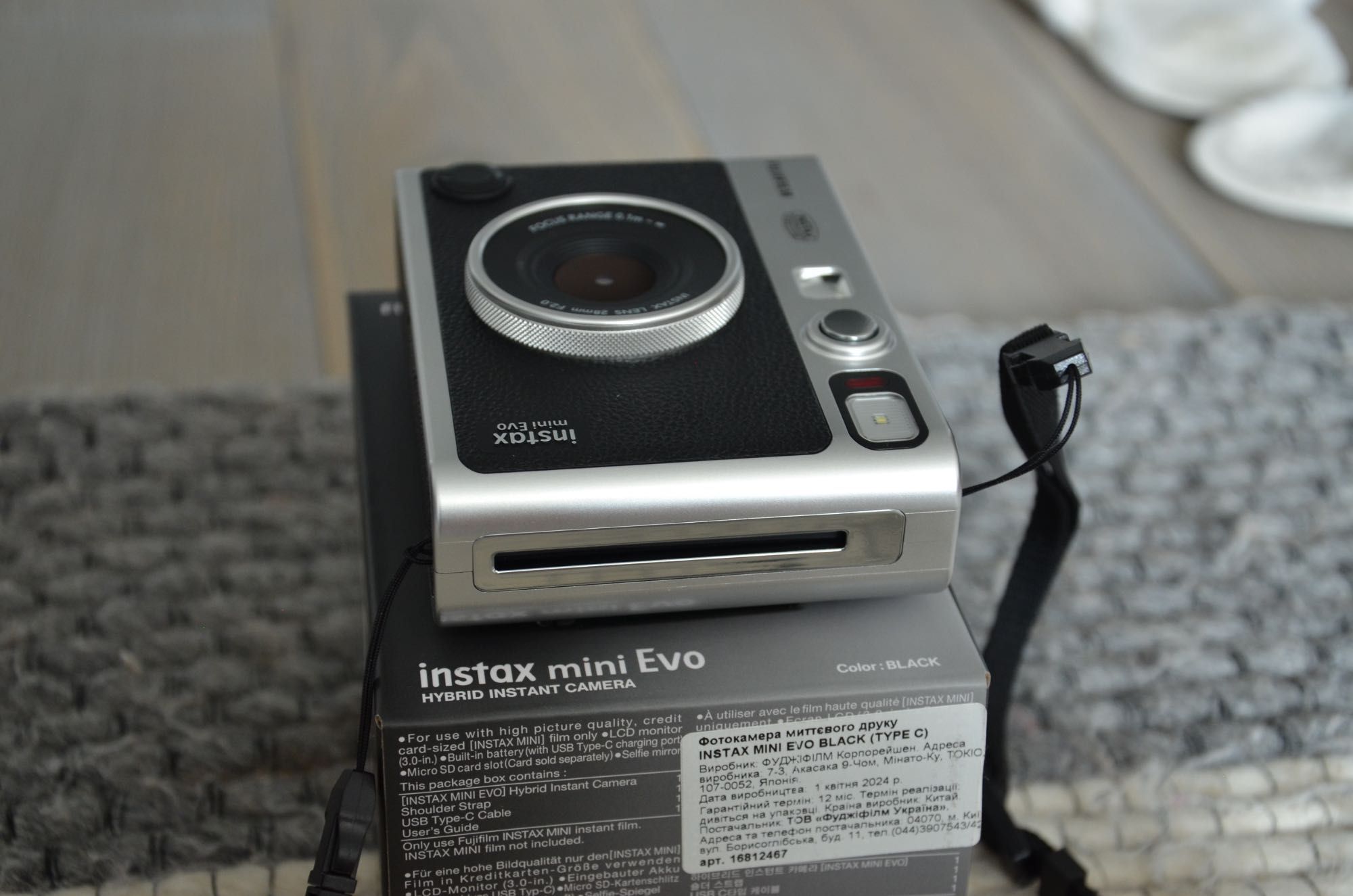 Fujifilm INSTAX Mini EVO Hybrid Black