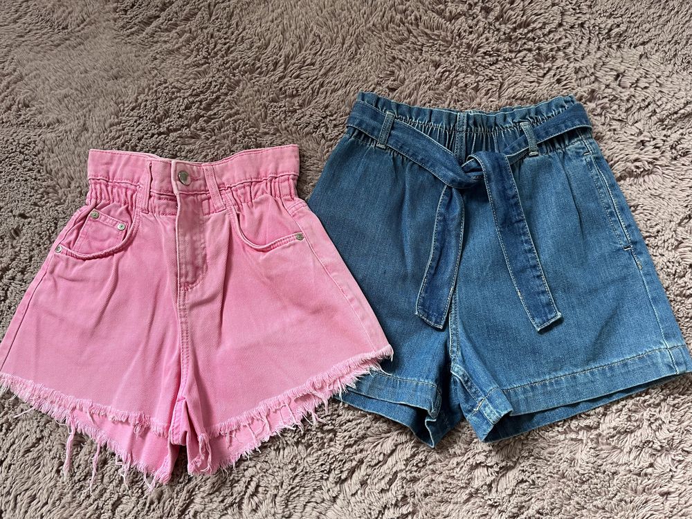 Szorty krótkie spodnie spodenki dla dziewczynki Bereshka H&M r.152/158
