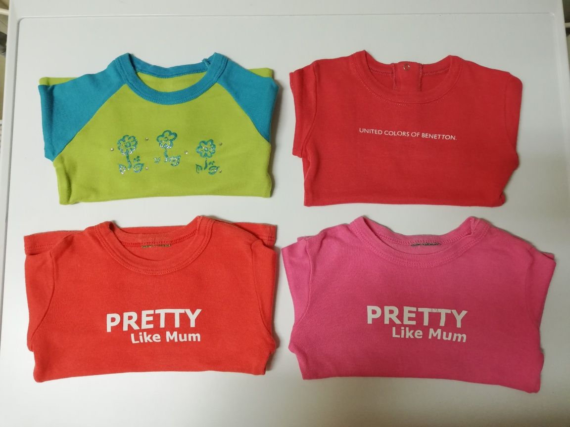 Blusas manga comprida Benetton - Tam. 6M