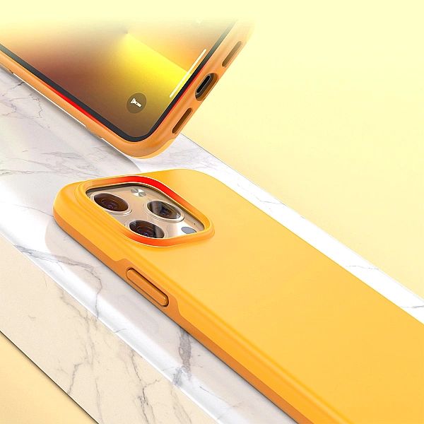 Choetech MFM Anti-drop etui pokrowiec iPhone 13 Pro Max pomarańczowy (