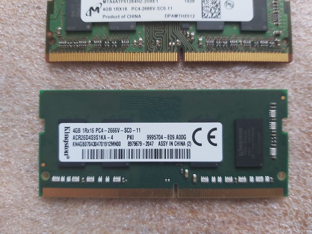 Оперативна пам'ять 4gb kingston micron