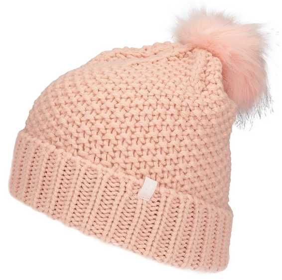 Czapka damska zimowa na polarze 4F,Beżowa L/XL- 57cm.