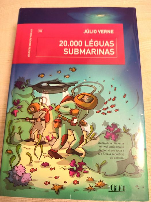 Livro "20.000 Léguas Submarinas"