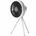 Wentylator stojący na trójnogu – nowoczesny design