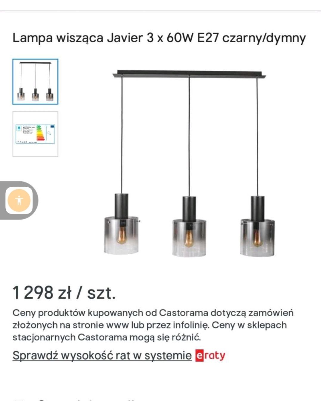 Nowa Lampa Castorama