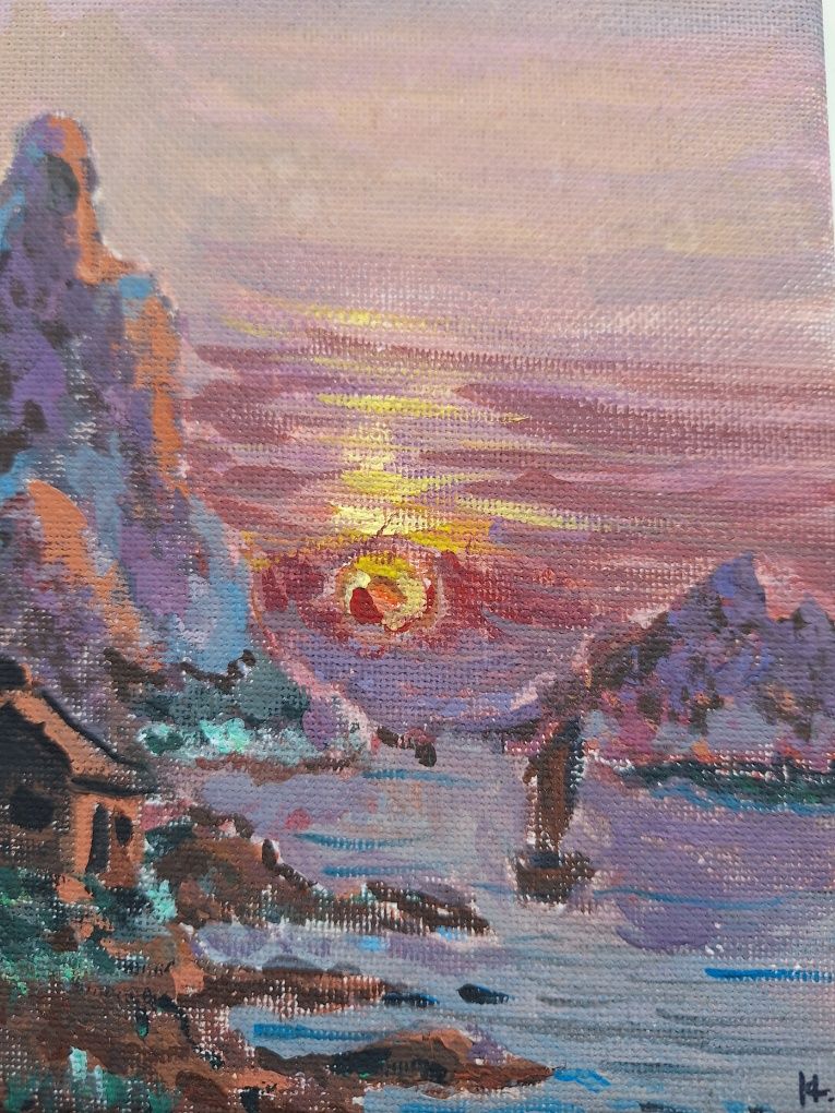 Pintura a Guache sobre Tela
