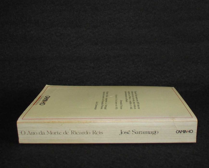 Livro O Ano da Morte de Ricardo Reis José Saramago
