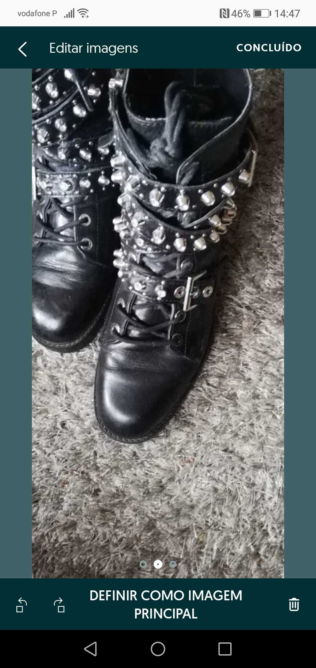 Botas tamanho 37