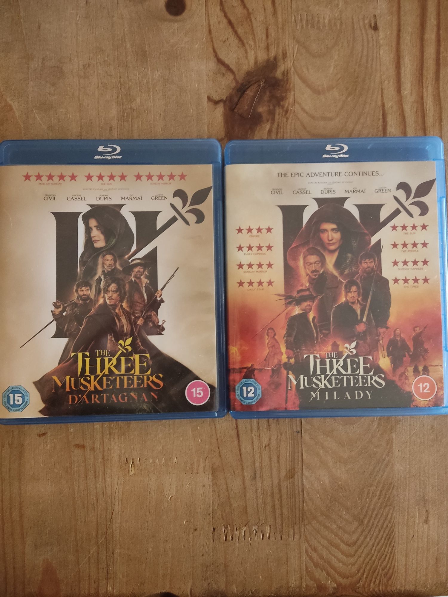 Os três mosqueteiros coleção blu ray