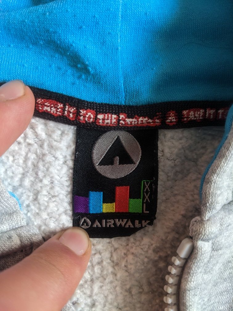 Худі airwalk & no fear вінтаж оверсайз sk8