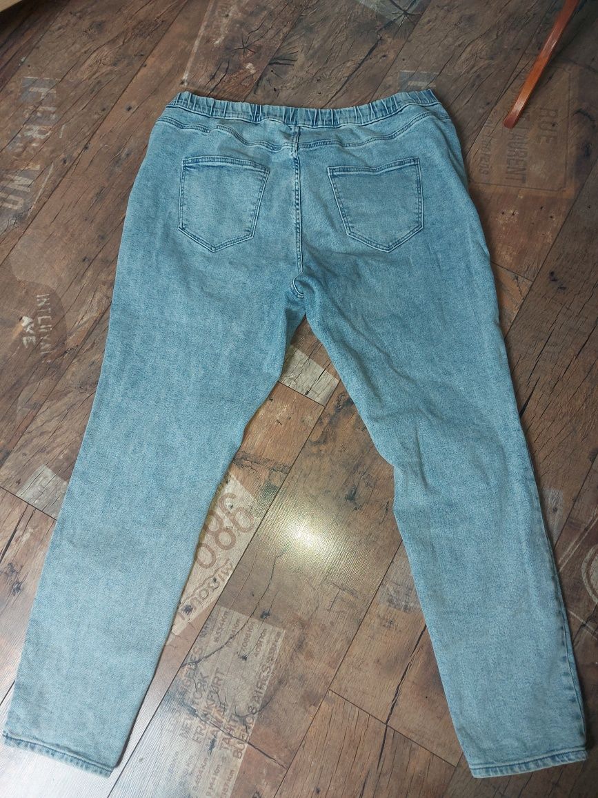 Spodnie, jeansy na gumkę  H&M, 48/50