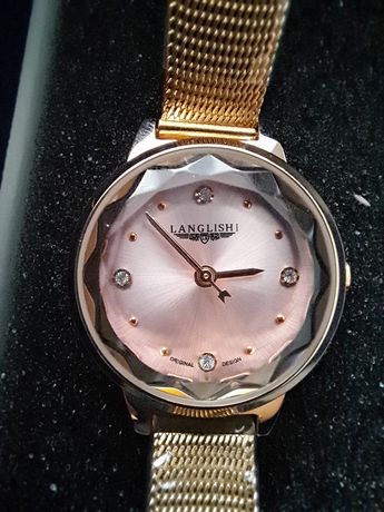 Damski zegarek róż bransoletka nowy