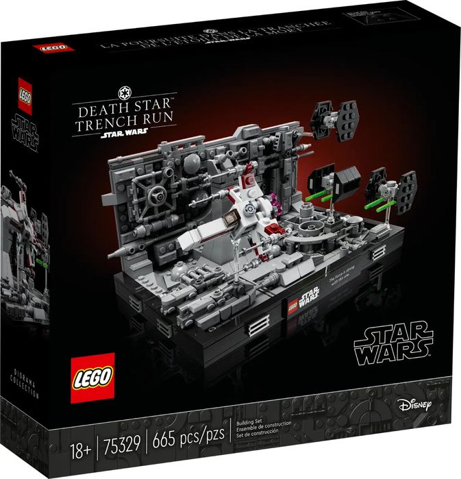 Lego Star Wars Dioramas 75329 e 75330 e 75339 desde