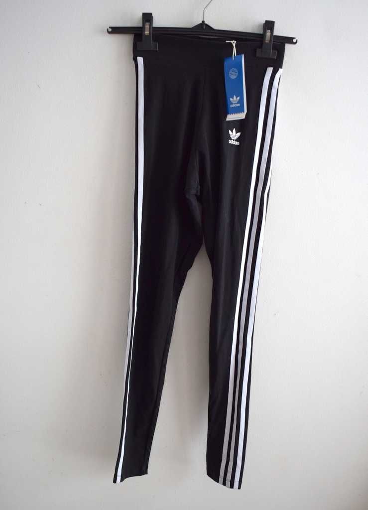 Adidas Originals Legginsy Damskie Bawełniane Czarne r. 30 xxs xxxs