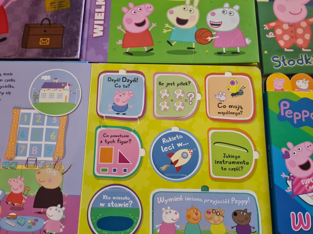 Książki peppa zestaw plus puzzle