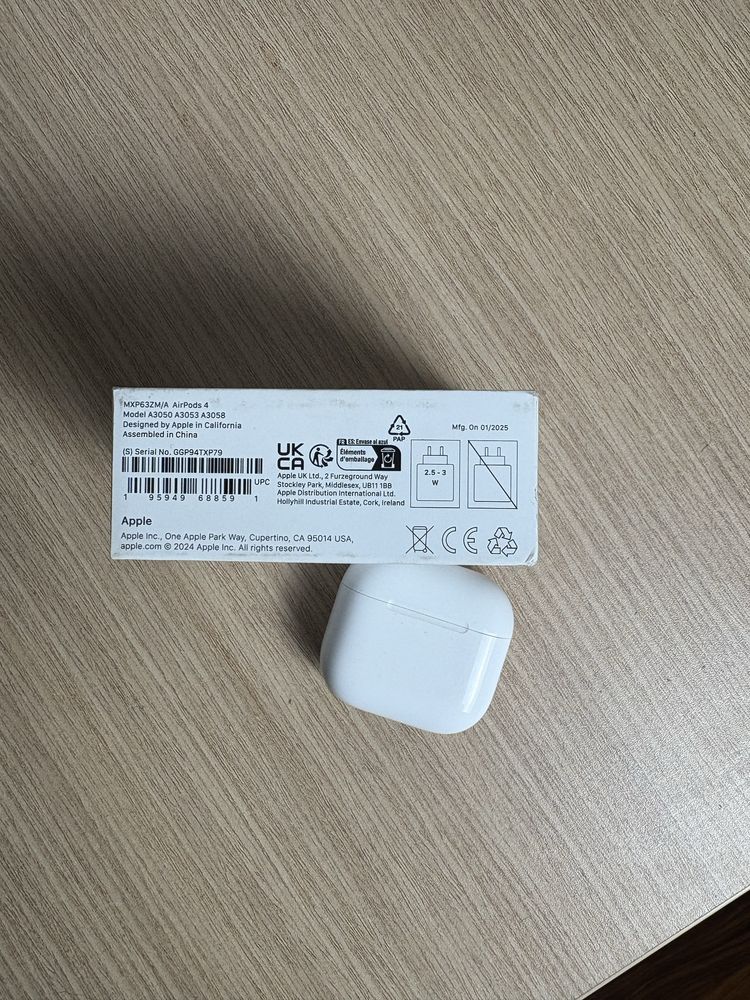 Apple airpods 4 novos