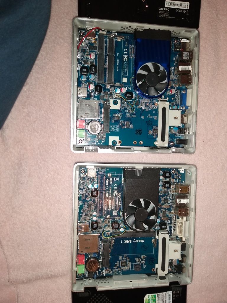 Mini PC - ZOTAC Zbox - 2 szt. uszkodzone