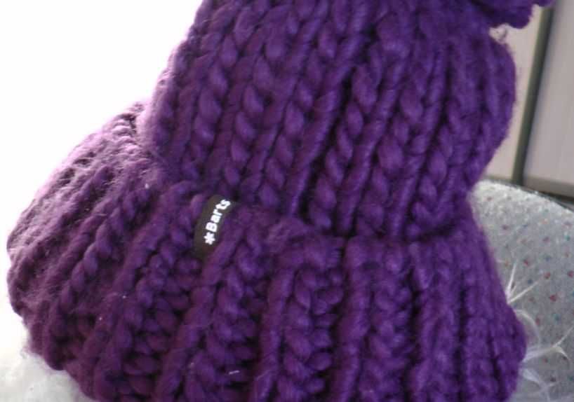Barts czapka damska/dziewczęca Joanna Beanie fioletowy kolor one size