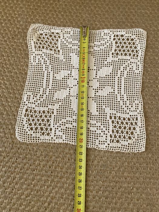 Quadrados Crochet feitos à mão,são 33,para fazer toalha.