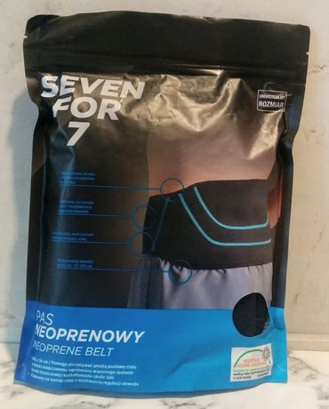 Pas neoprenowy Seven for 7, wyszczuplający. Nowy,okazja!
