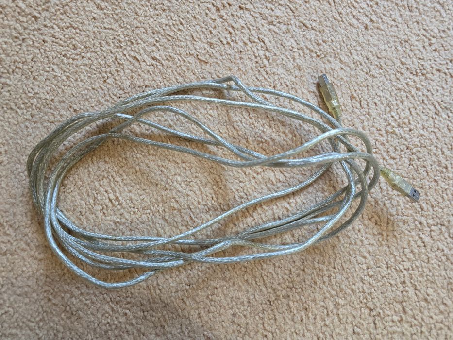 Кабель USB - USB-B, 5 метрів