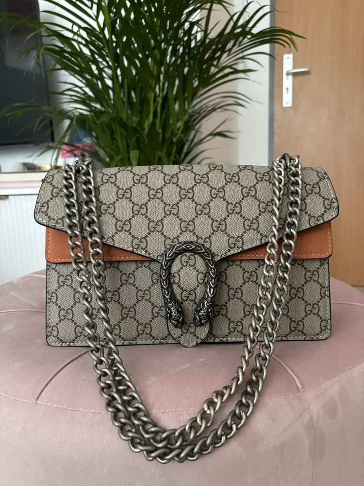 Torebka na ramie na łańcuszku gucci dionysus
