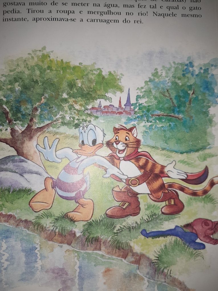 Livro Walt Disney O Gato das Botas