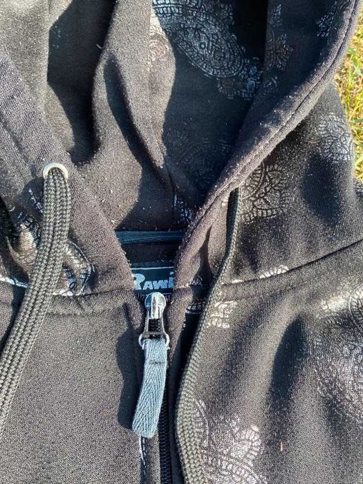 Bluza z kapturem hoodie zip Raw Blue rap hiphop swag jnco mass denim