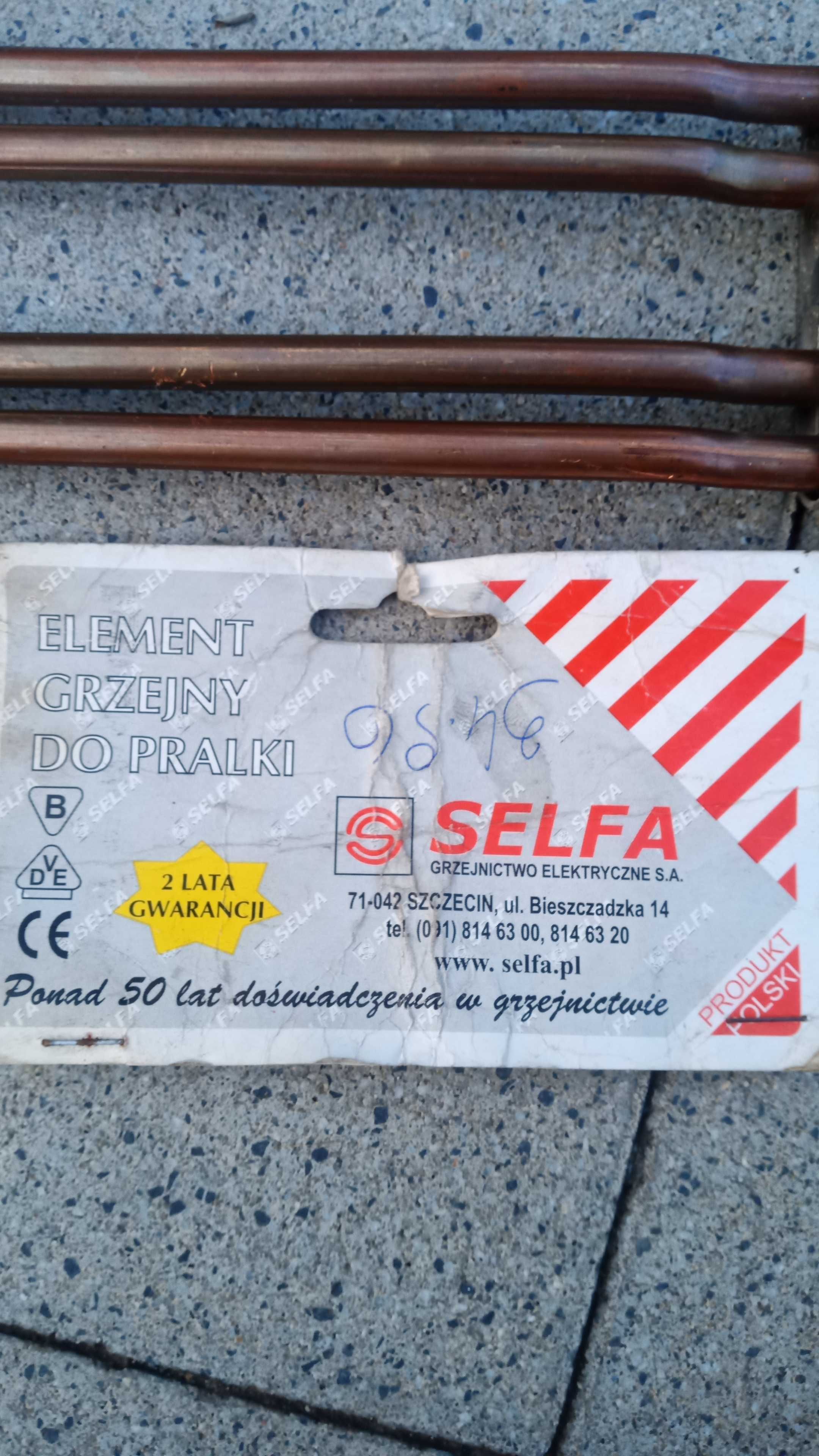 Wyp. garażowa! Element grzejny pralkowy 40.121 Selfa 2000W