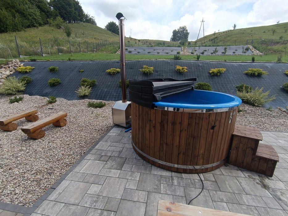 Balia Ogrodowa na 6-8 osób z Piecem opalanym drewnem