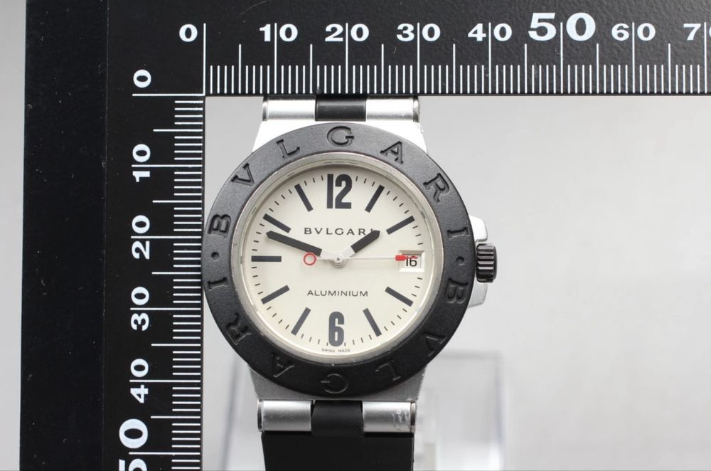 BVLGARI Aluminium AL38TA White Dial 38mm Automatic Men Watch