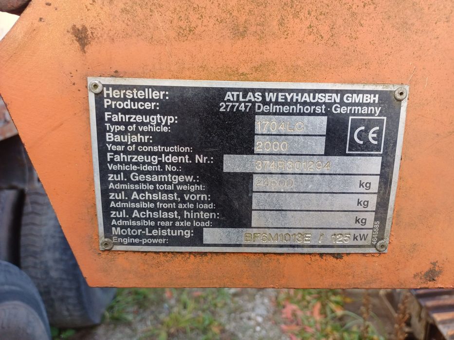 Koparka atlas 17-04 części