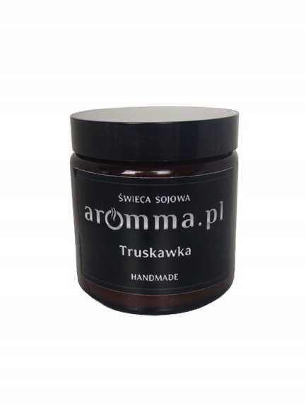 Świeca sojowa TRUSKAWKA Aromma 120 ml SPRAWDŹ! EKO