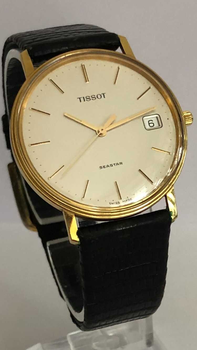 Tissot Seastar, złoty zegarek męski 18K (karat) próba Au 750